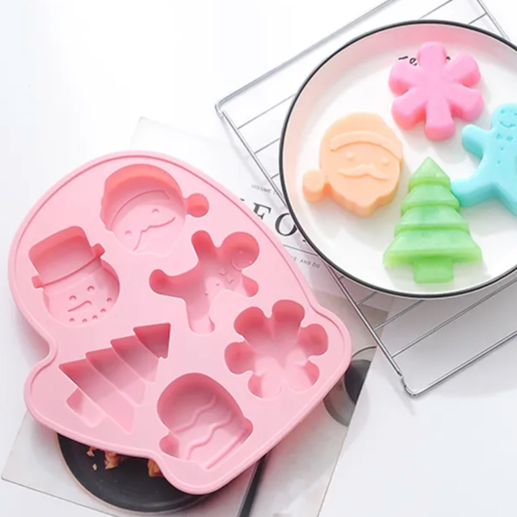 Christmas Mitten Assorted Decorations Silicone Mould