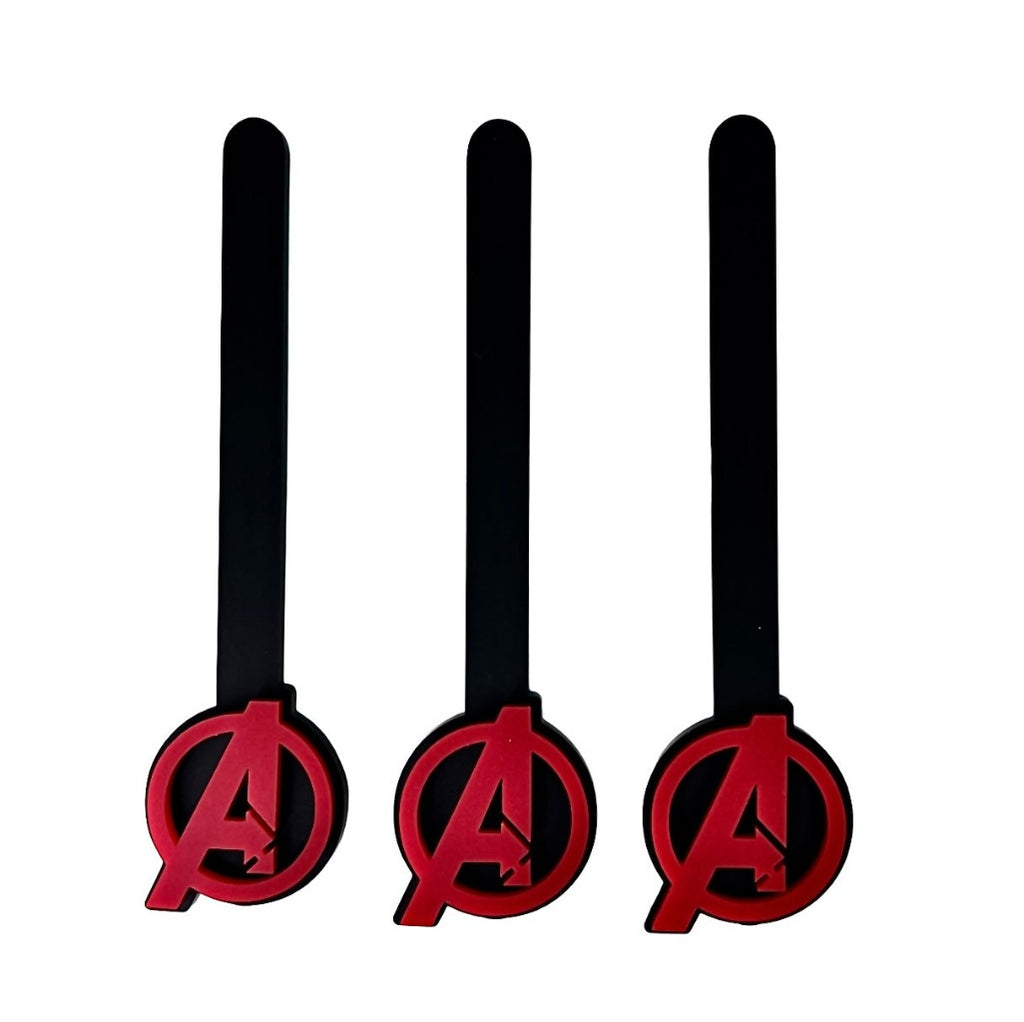 Acrylic Popsicle - Cakesicle Sticks - Avenger Logo 8pc