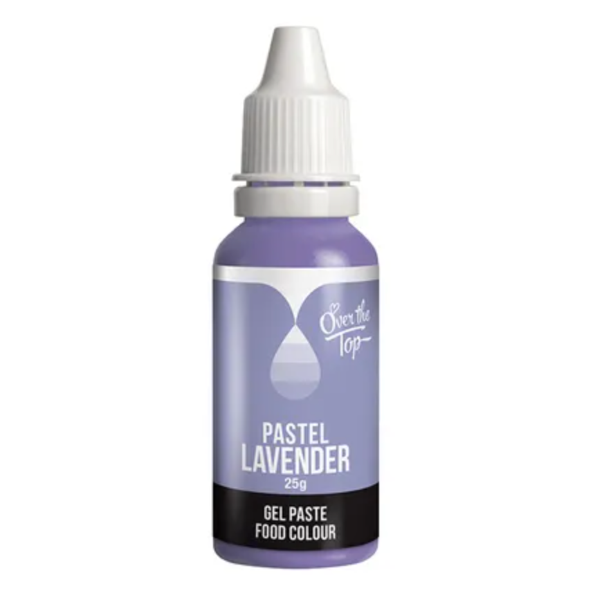 Over the Top Pastel Gel Food Colouring 25g - Lavender