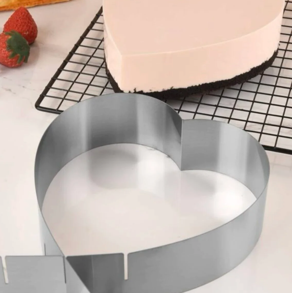 Adjustable Cake Baking Ring - Heart