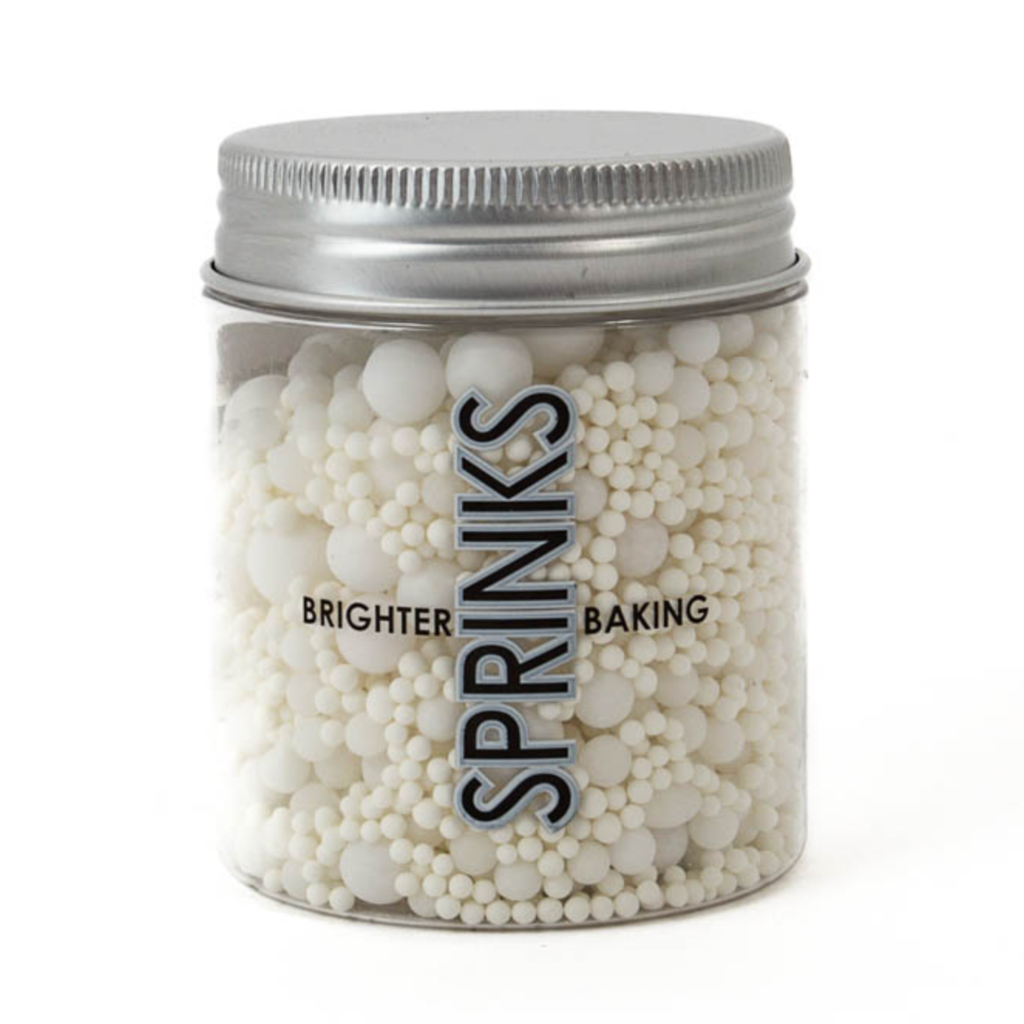 Edible Sprinkles Bubble and Bubble - White 65g