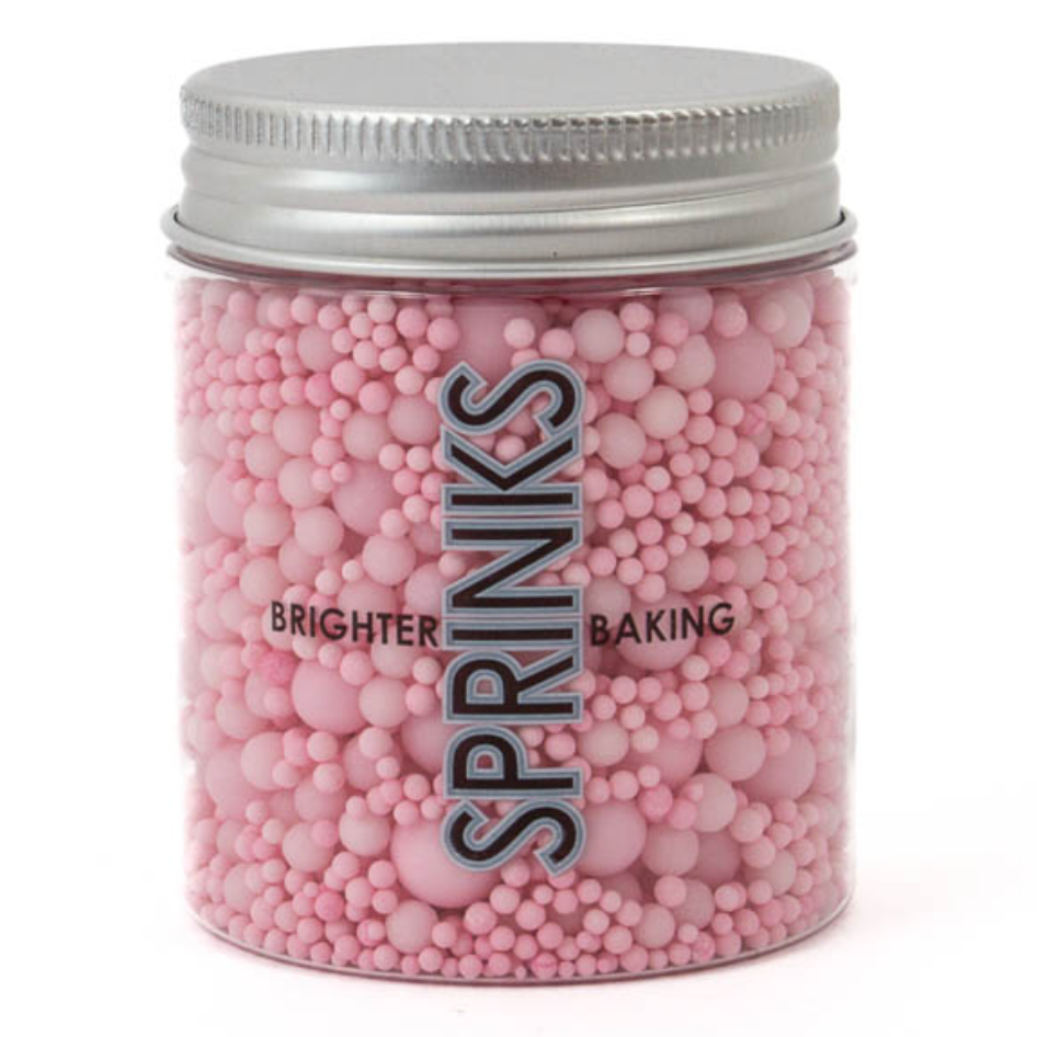 Edible Sprinkles Bubble and Bubble 65g - Pink