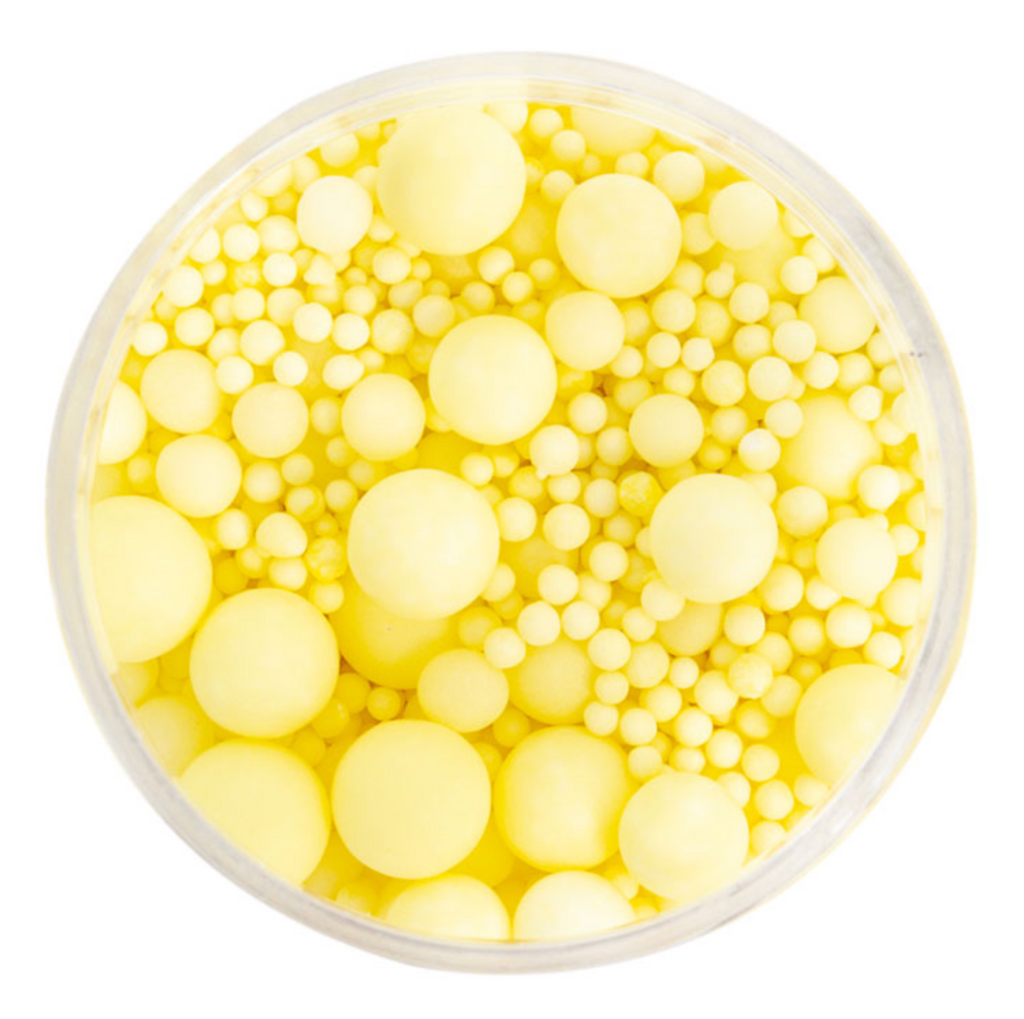 Edible Sprinkles Bubble and Bubble 65g - Lemon Yellow