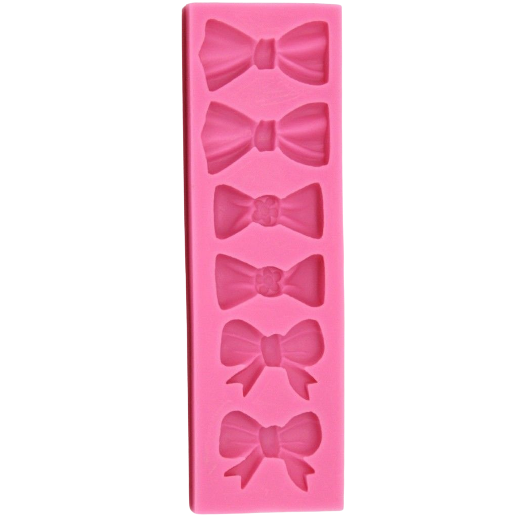 assorted bows silicone mould