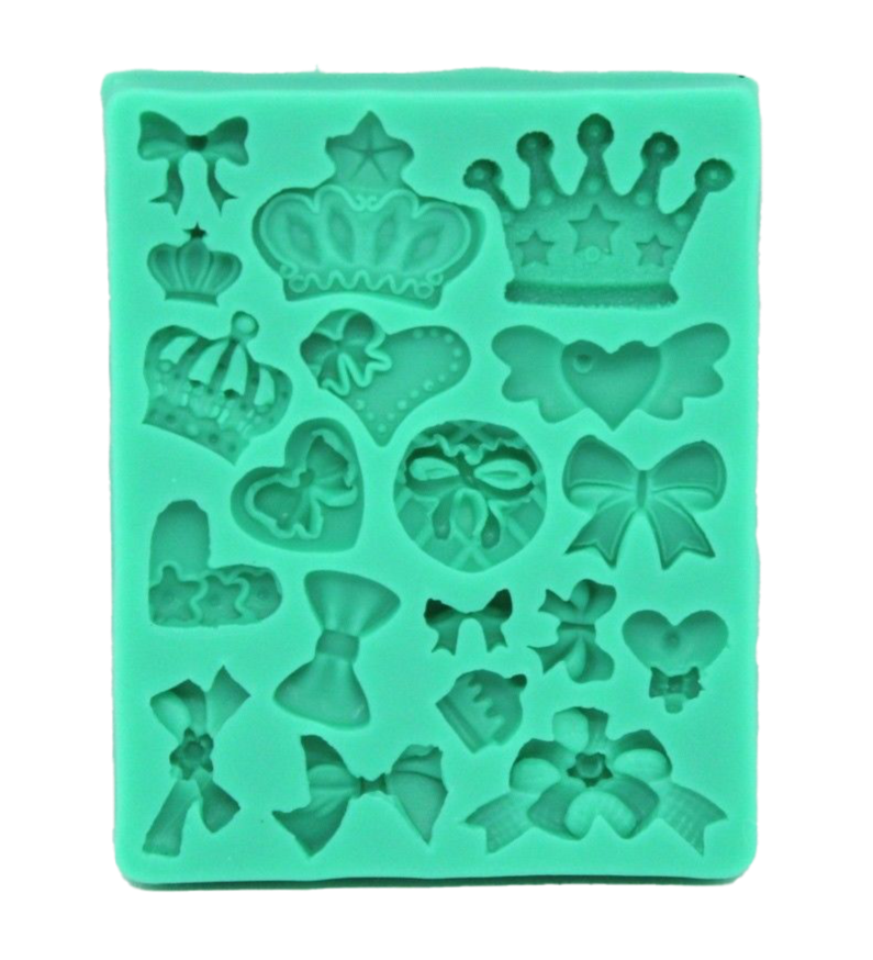 Bows Crowns Silicone Mould