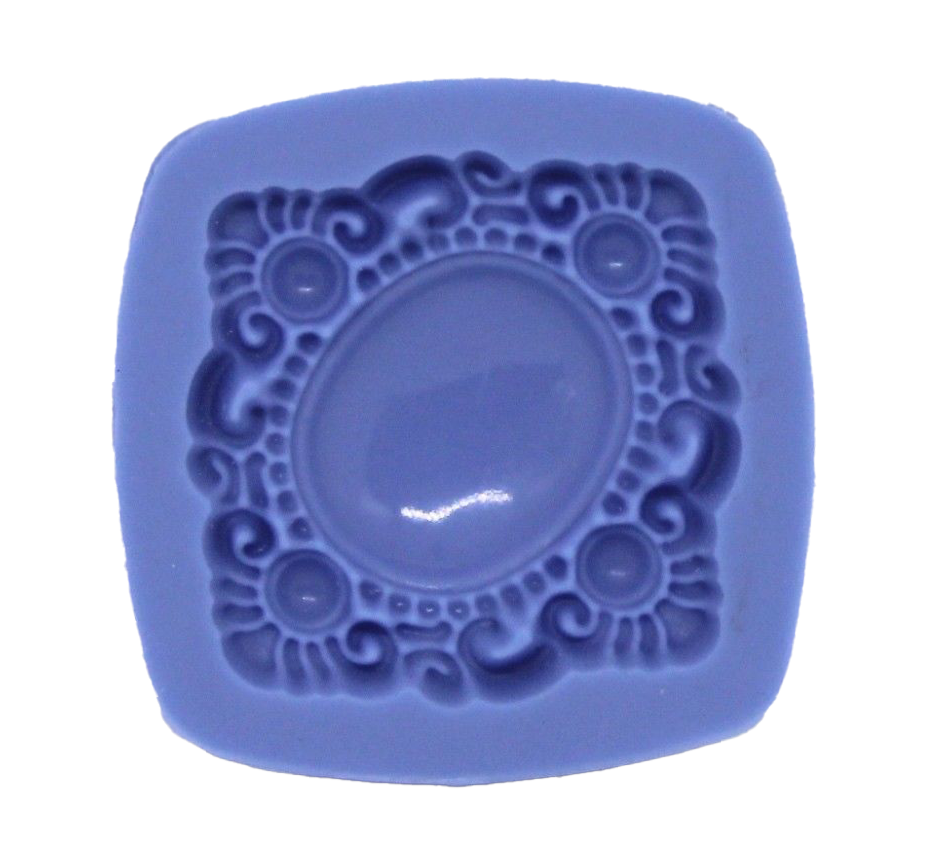 Filigree Brooch Silicone Mould for Cake Decorating