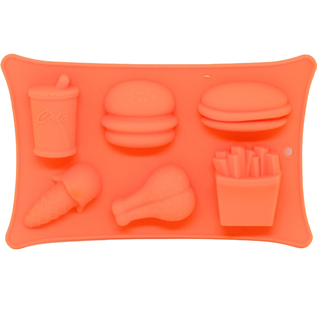 fast food silicone mould fries chicken cola burger ice cream