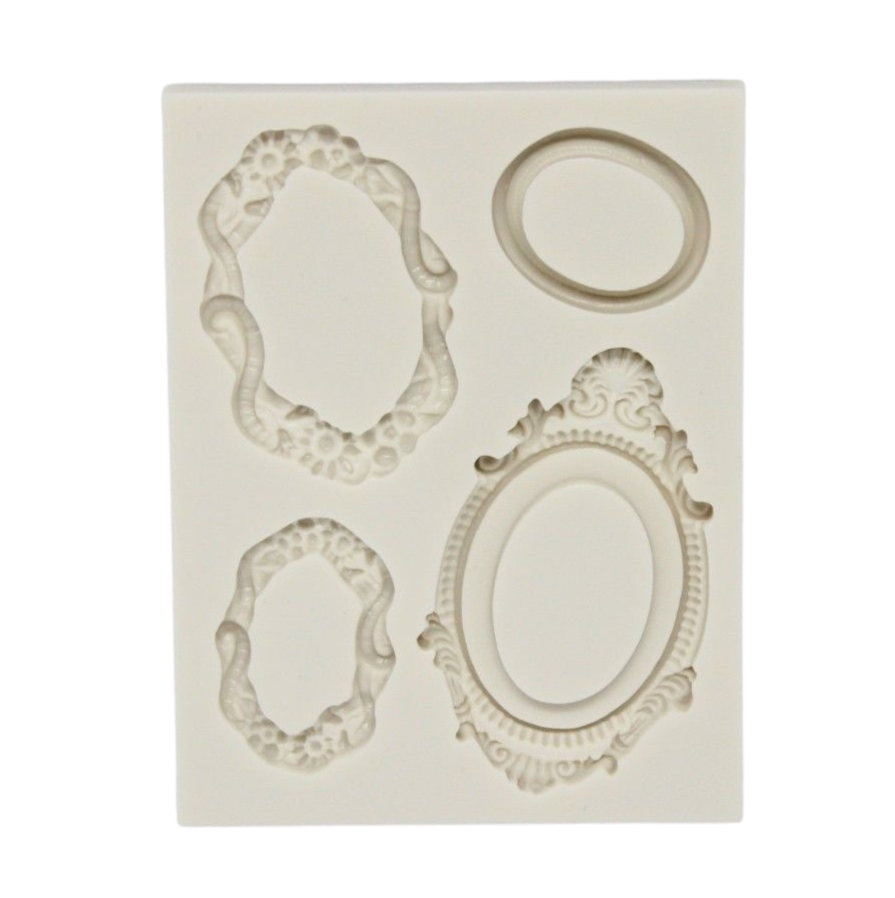 Assorted Small Frames Silicone Mould for Cake Decorating Cakers