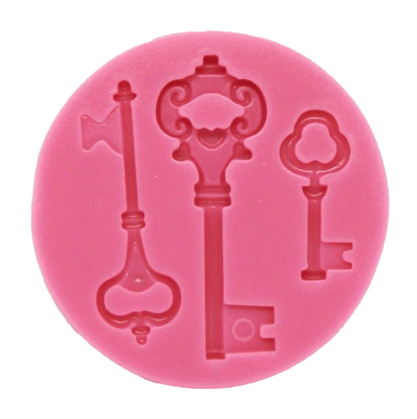 Small vintage Keys Silicone Mould