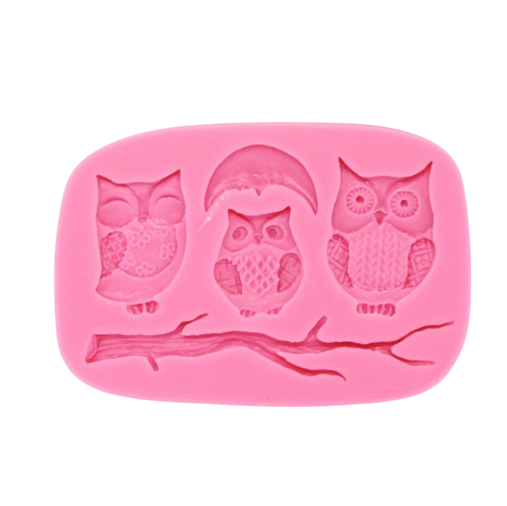 assorted owl silicone mould