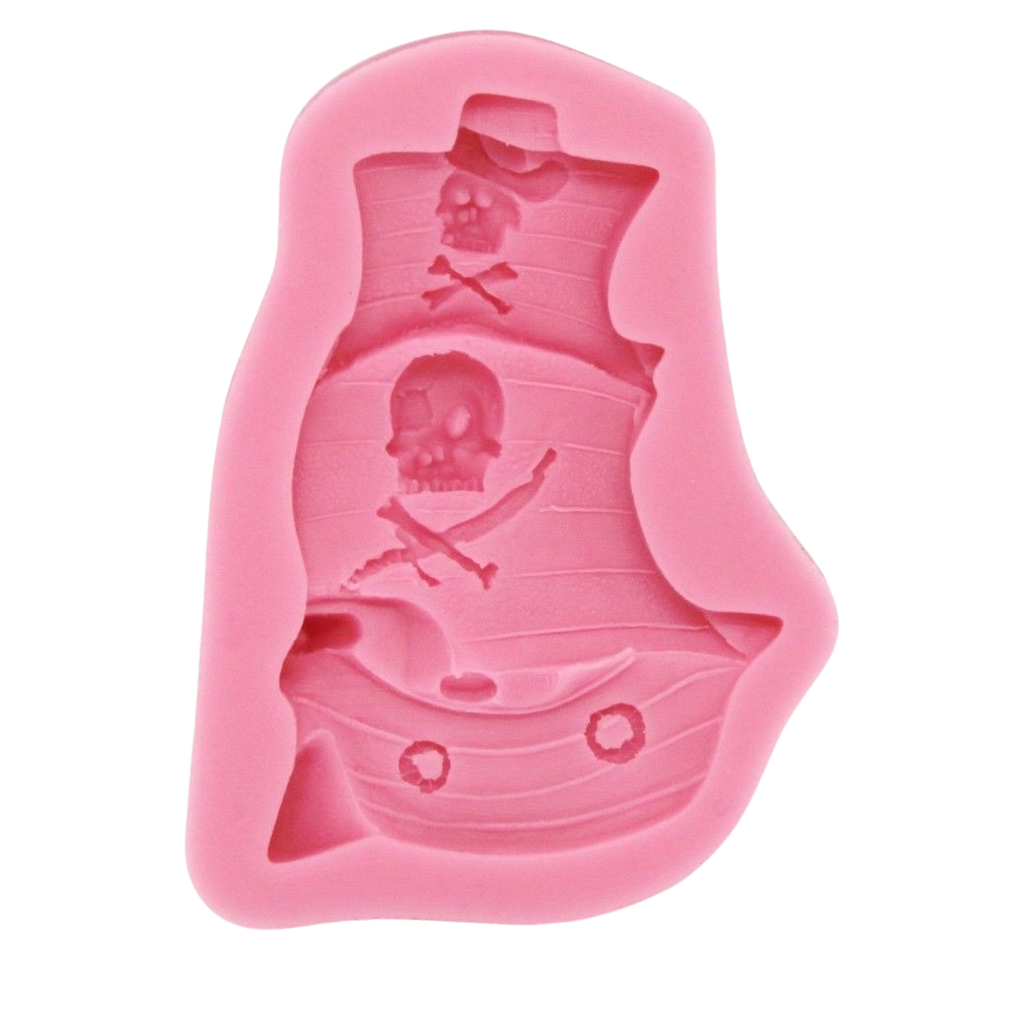 pirate ship silicone mould for cake decorating