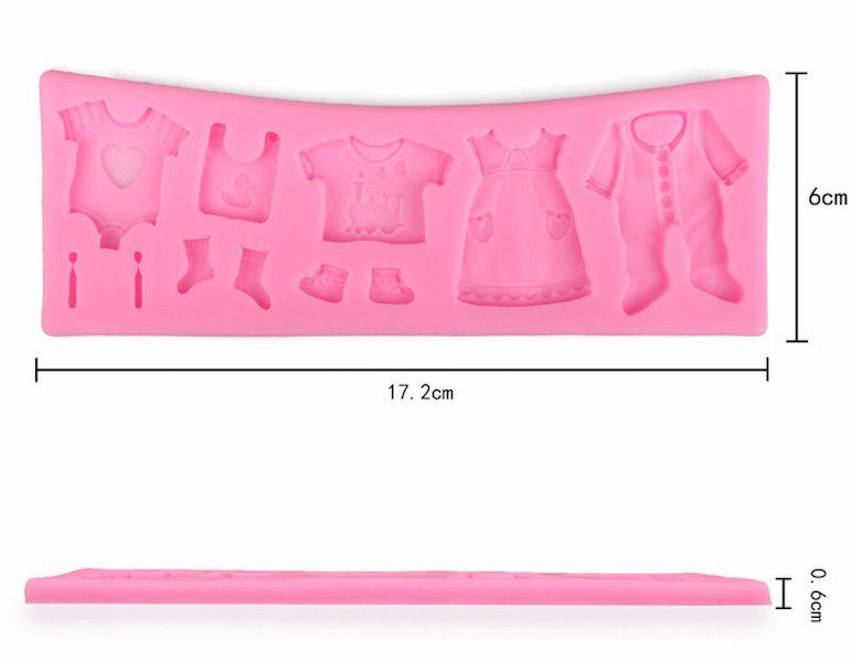 Silicone-Silicon-Baby-Shower-Babyshower-Clothes-Mould-Mold-Cake-Fondant-Sugar-282621796844-3