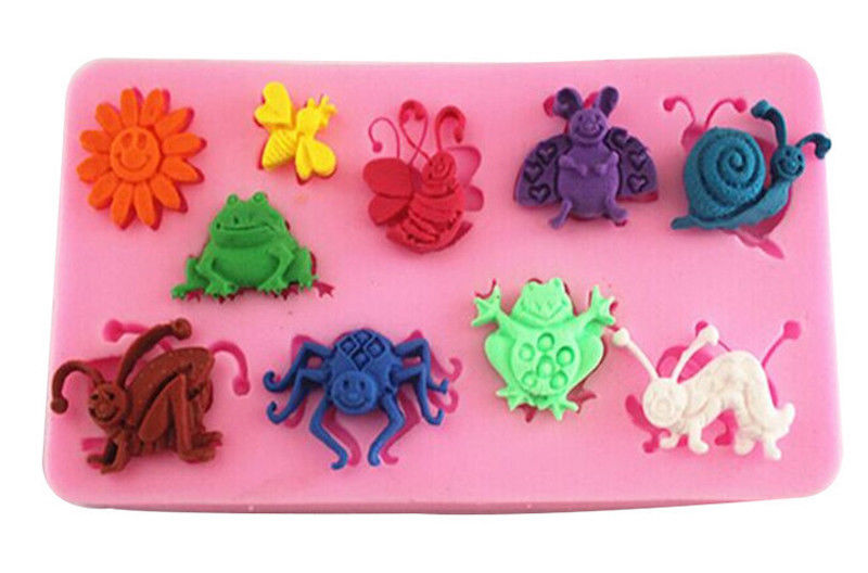 Silicone-Silicon-Bugs-Bug-Insect-Butterfly-Mould-Mold-Cake-Fondant-Sugarcraft-282621796872-2