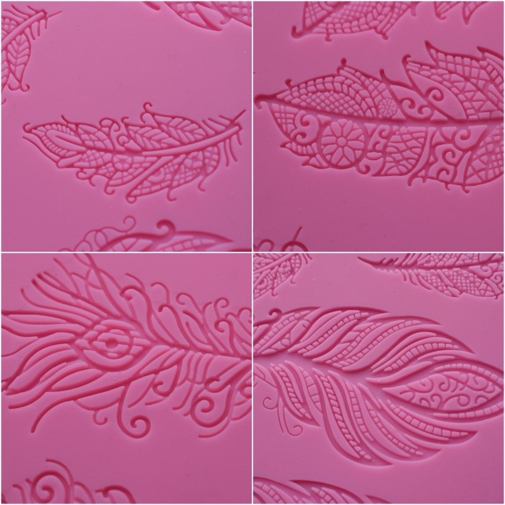 Silicone-Silicon-Cake-Lace-Mould-Mold-Mat-Cake-Fondant-Feather-Peacock-Sugarveil-272921936404-4