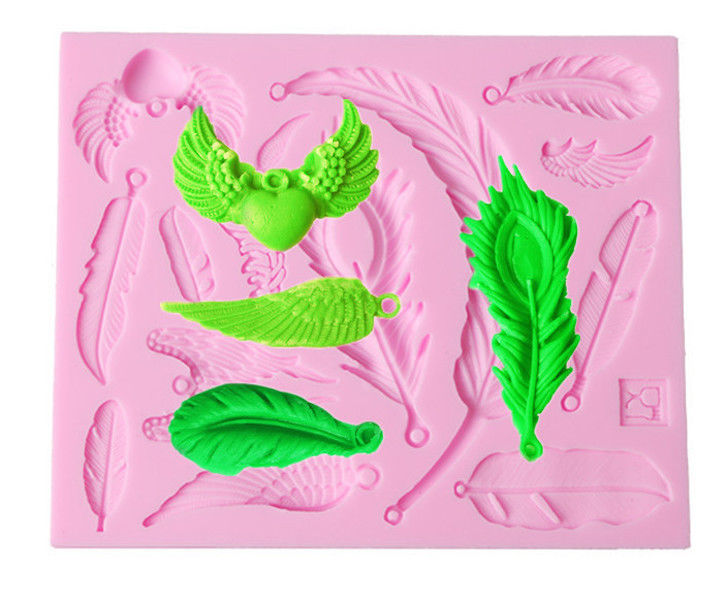 Silicone-Silicon-Feather-Feathers-Wing-Bird-Mould-Mold-Cake-Fondant-Sugarcraft-272817262712-2