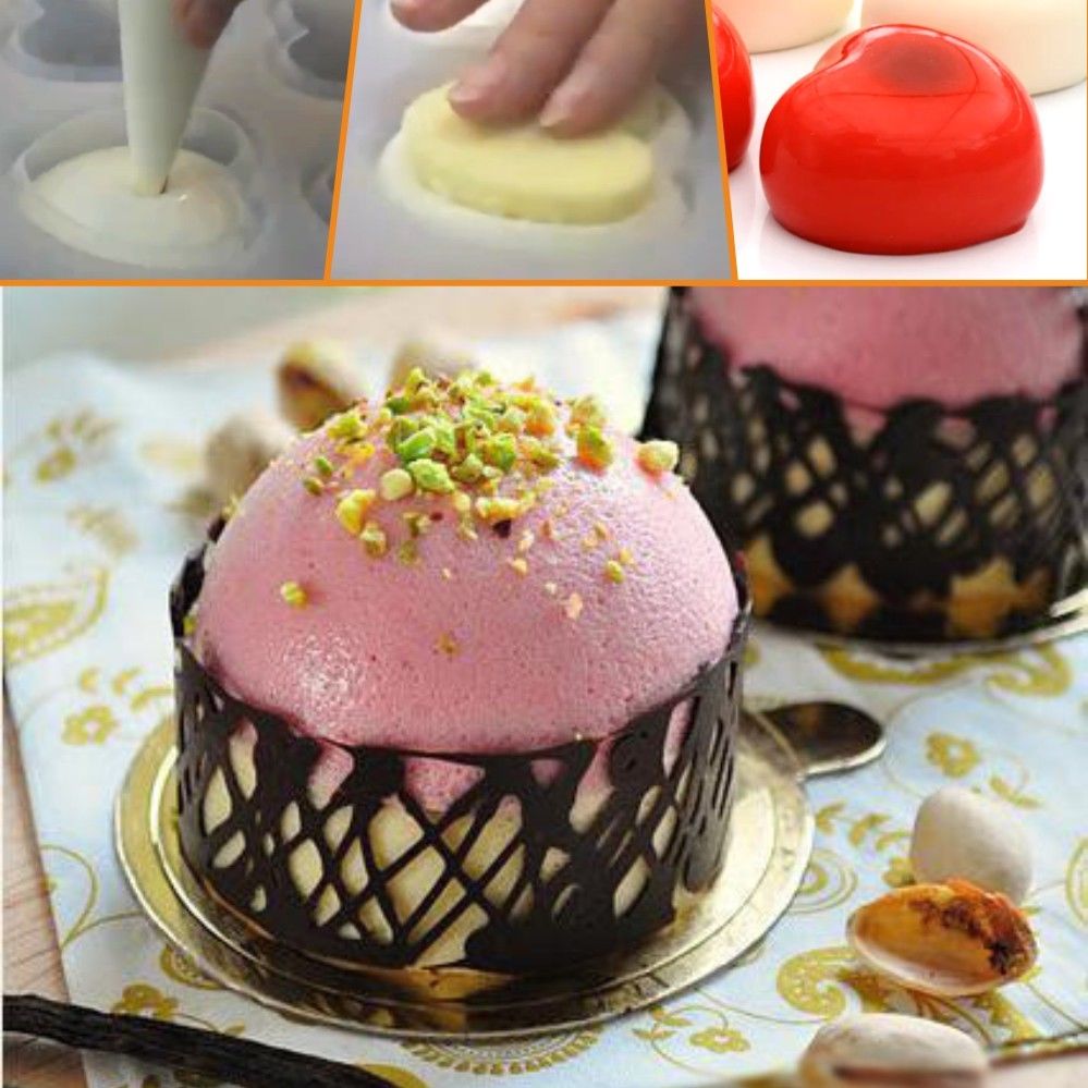 Silicone Cake Dessert Canape Mould Large Balls