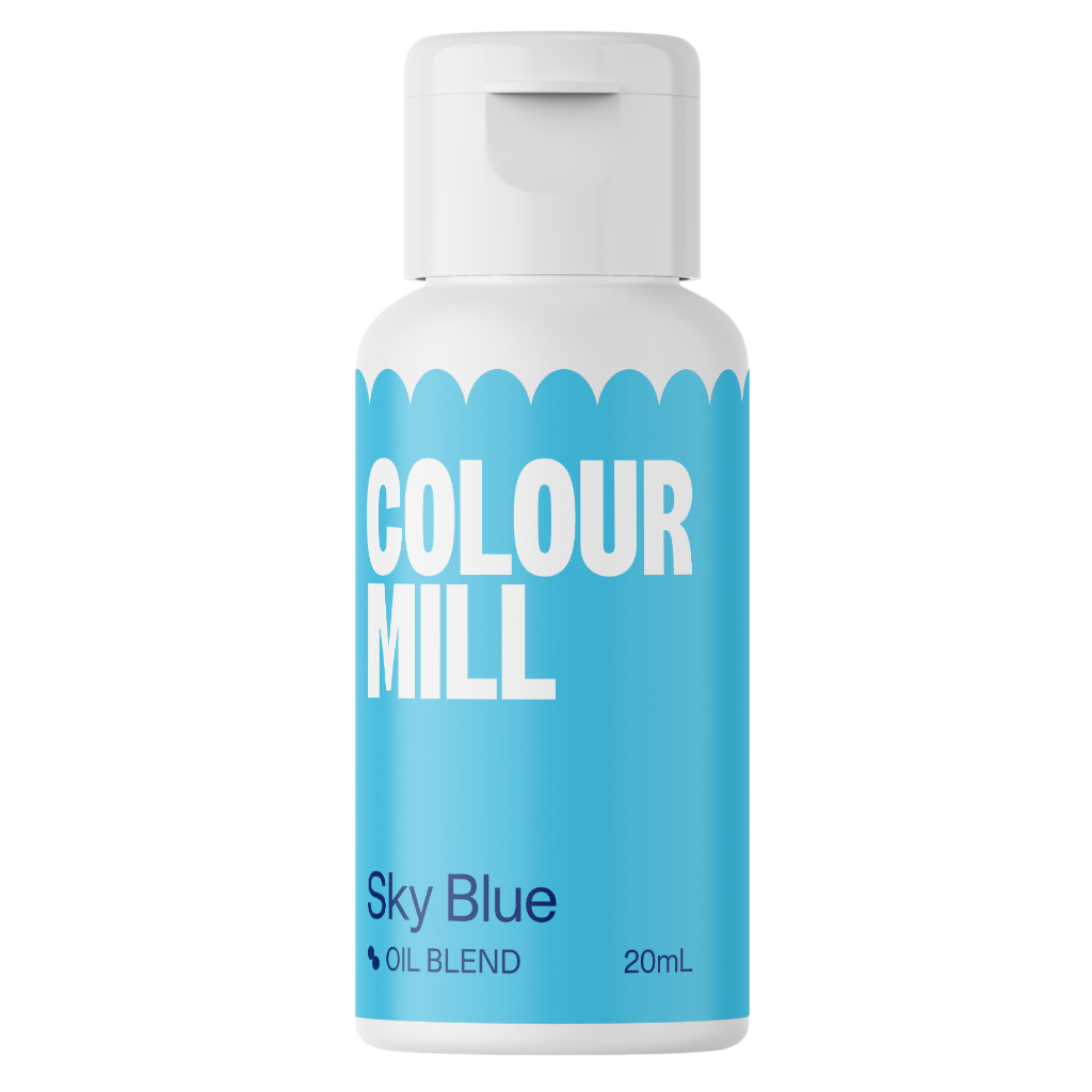 Colour mill oil based food colouring 20ml Sky Blue