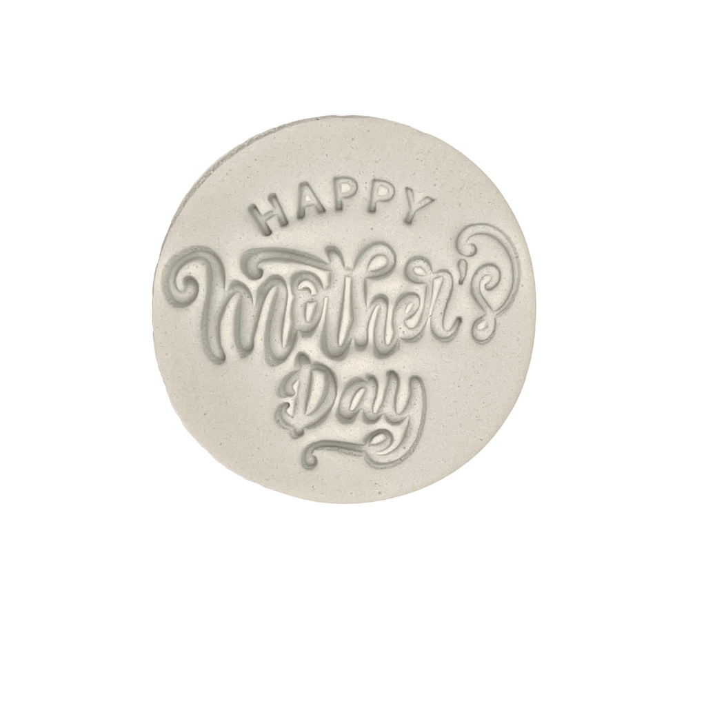 Cookie Stamp Fondant Embosser - Happy Mother's Day 1