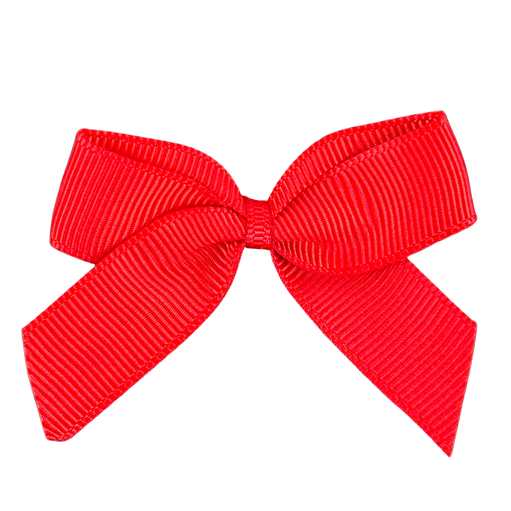 Grosgrain Cakesicle Bows 5cm 12 Pack - Red