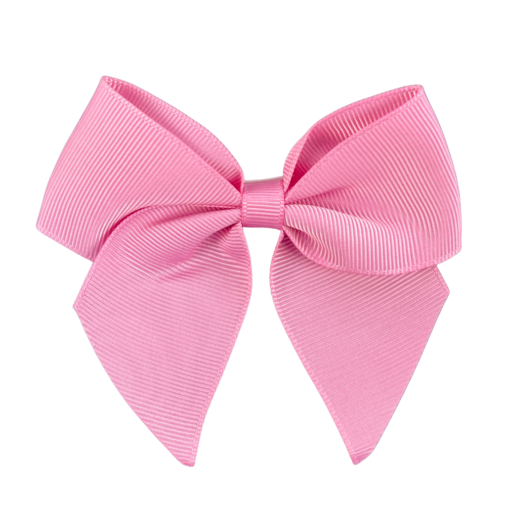 Grosgrain Cakesicle Bows 10cm 6 Pack - Antique Pink