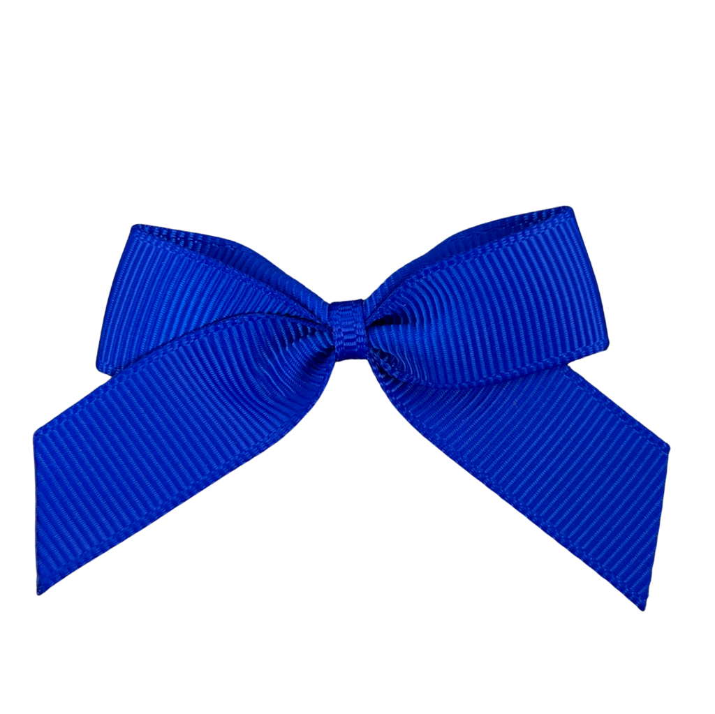 Grosgrain Cakesicle Bows 5cm 12 Pack - Royal Blue