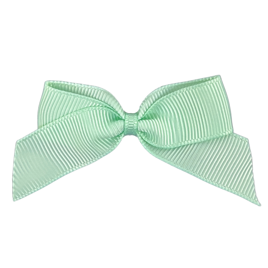 Grosgrain Cakesicle Bows 5cm 12 Pack - Mint Green