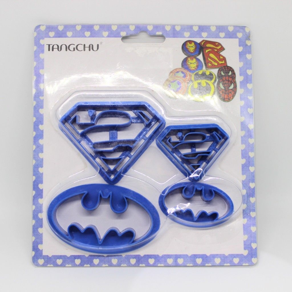 Superhero-Superman-Batman-Cookie-Cutter-Cake-Fondant-Sugarcraft-Cupcake-Plastic-282621737606