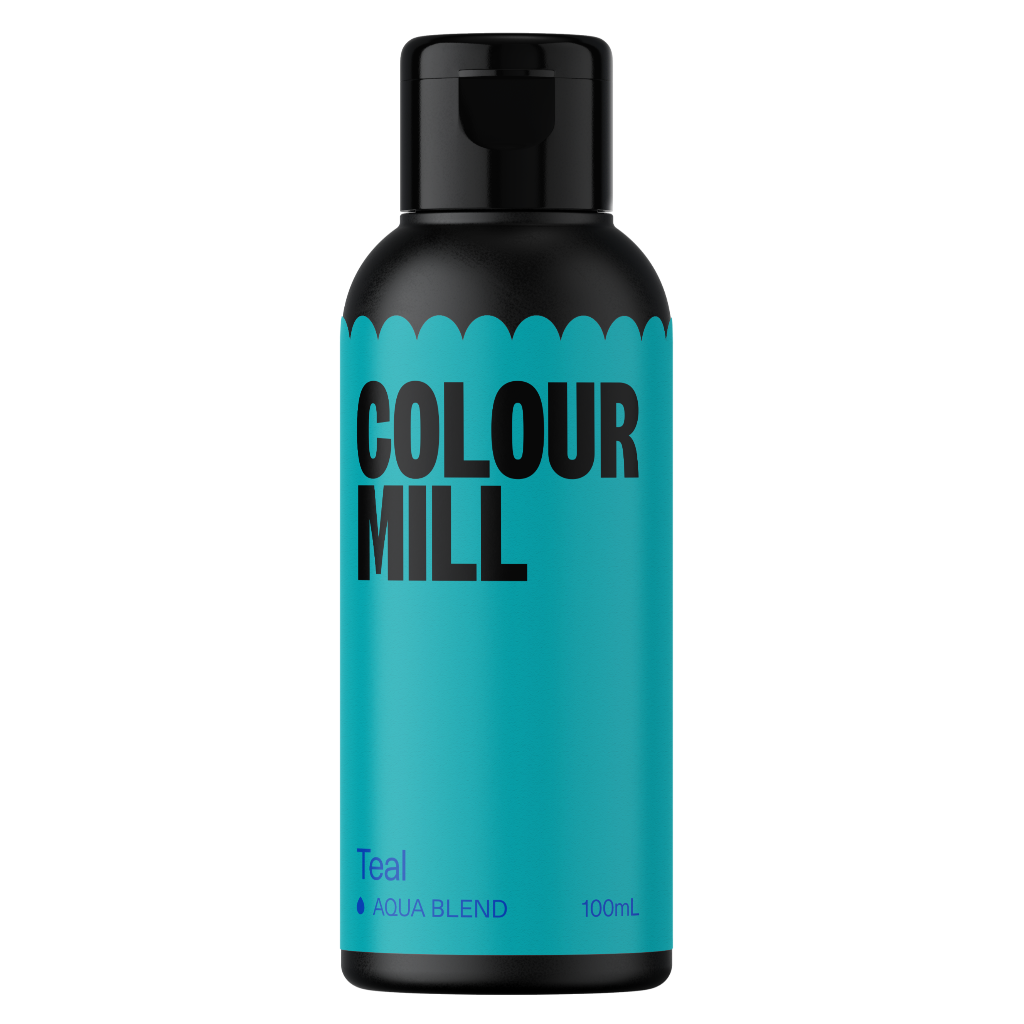 Colour mill oil based food colouring teal 100ml