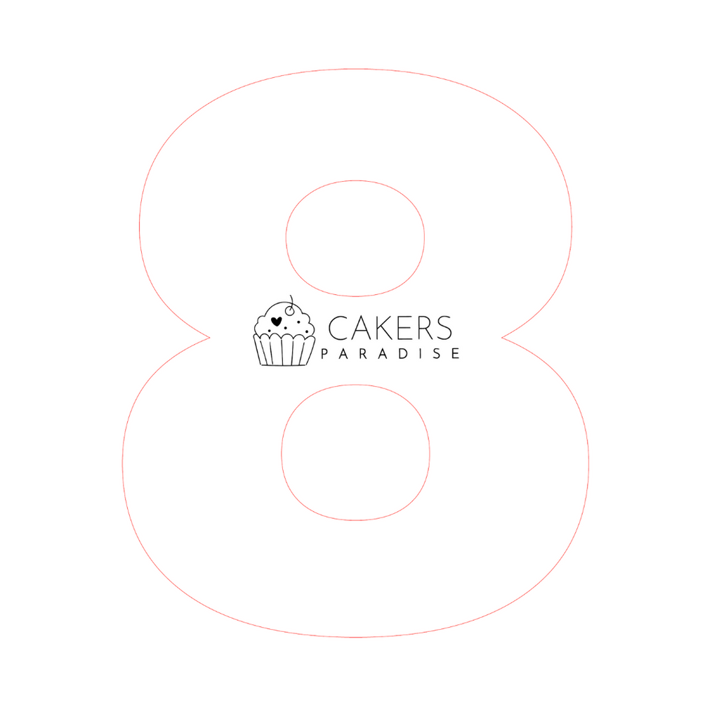 Acrylic Cookie Cake Templates Numbers Cakers Paradise Cakers Paradise