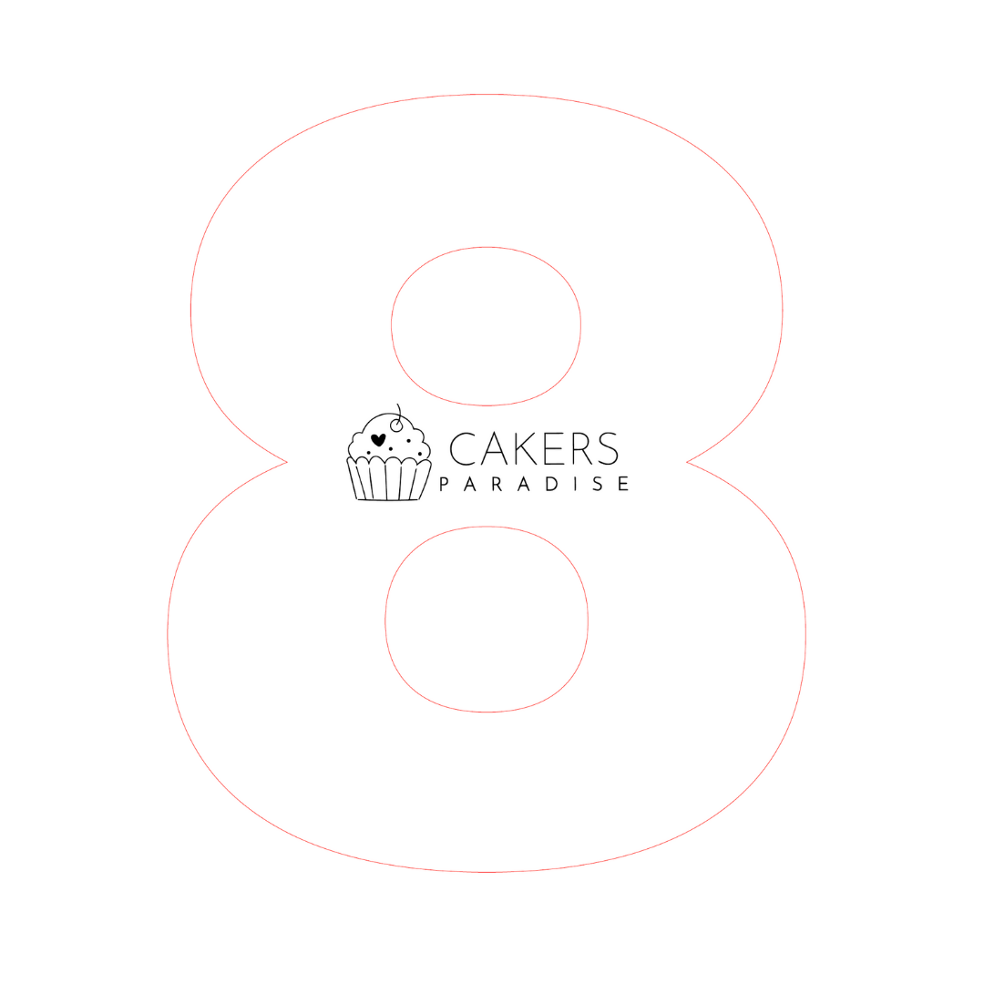 Large Acrylic Cake Templates Numbers Cakers Paradise Cakers Paradise