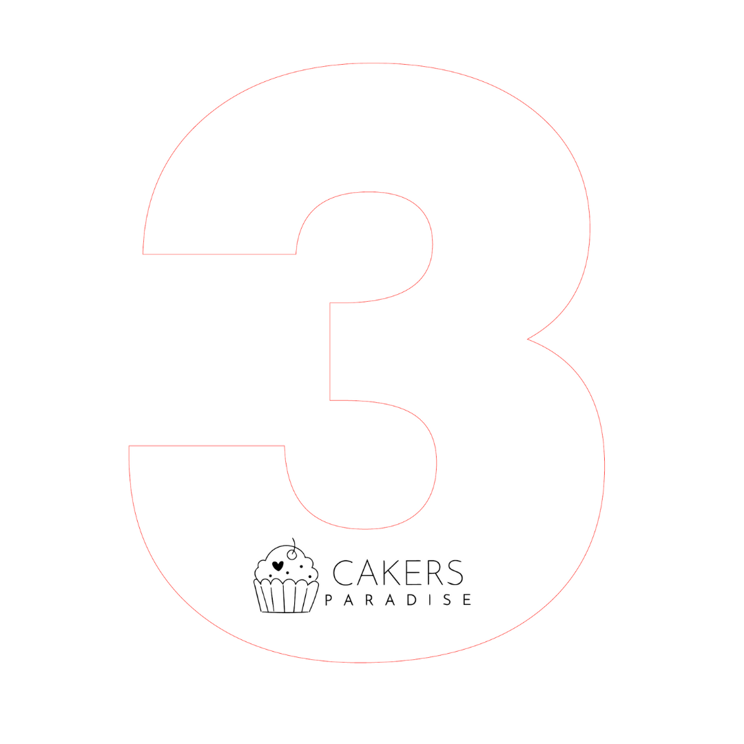 Acrylic Cookie Cake Templates Numbers Cakers Paradise Cakers Paradise