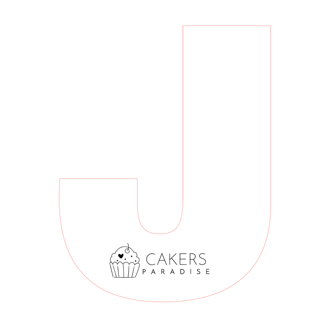 Large Acrylic Cake Templates - Alphabet Letters | Cakers Paradise ...
