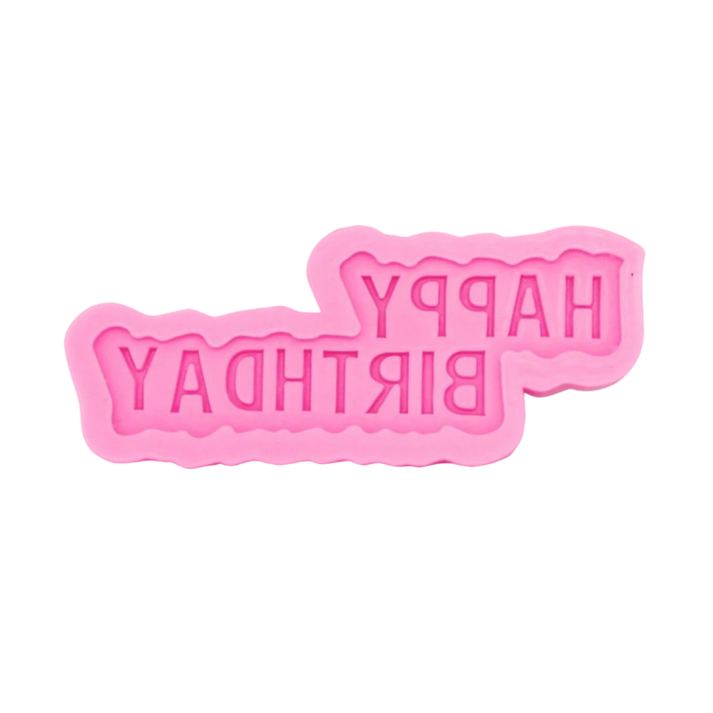 Happy birthday silicone clearance mould