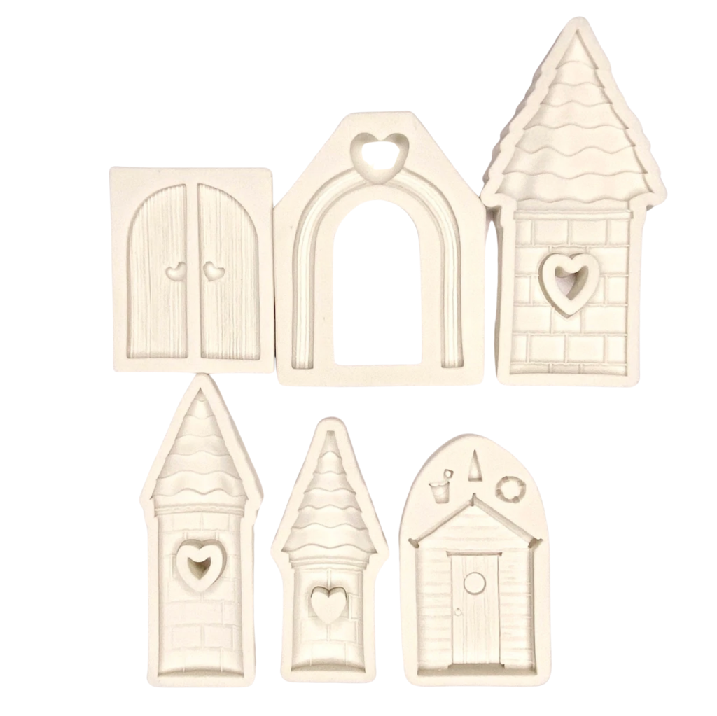 Castle Windows Doors and Turrets Silicone Mould Set