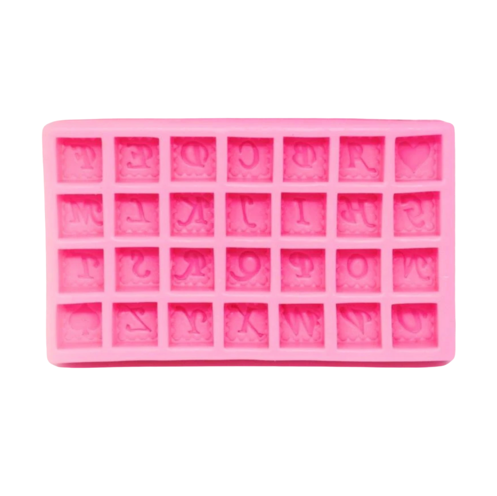 Cube Letter Silicone Mould