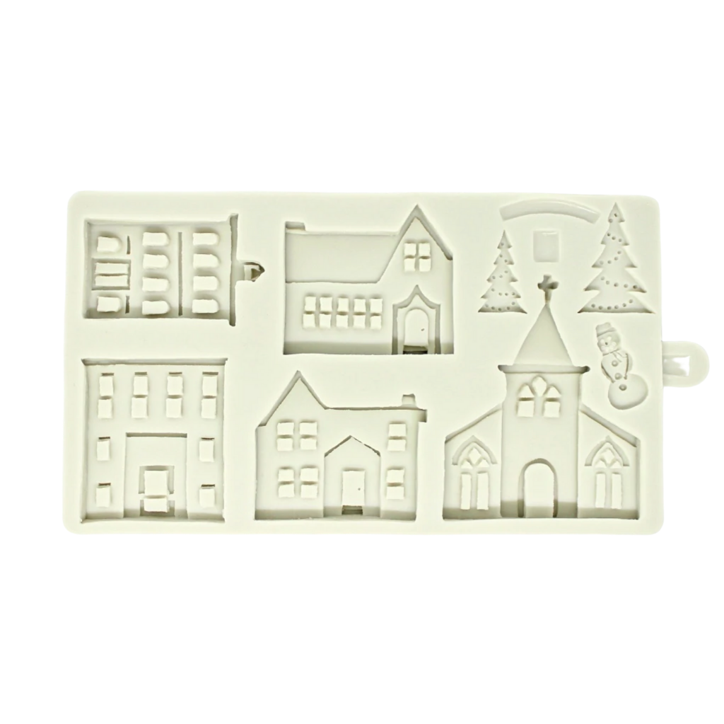 Christmas Village Silicone Mould