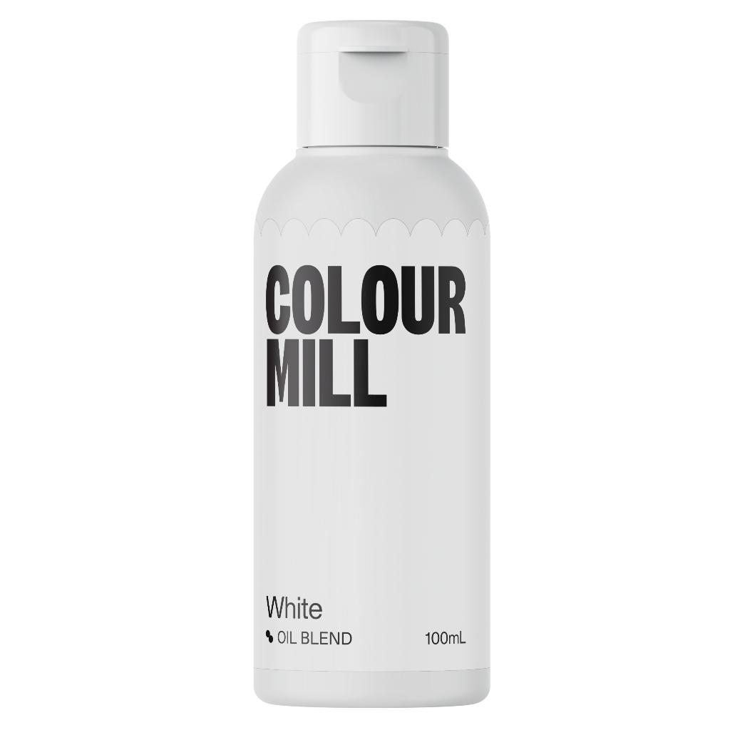 Colour mill oil based food colouring - white 100ml