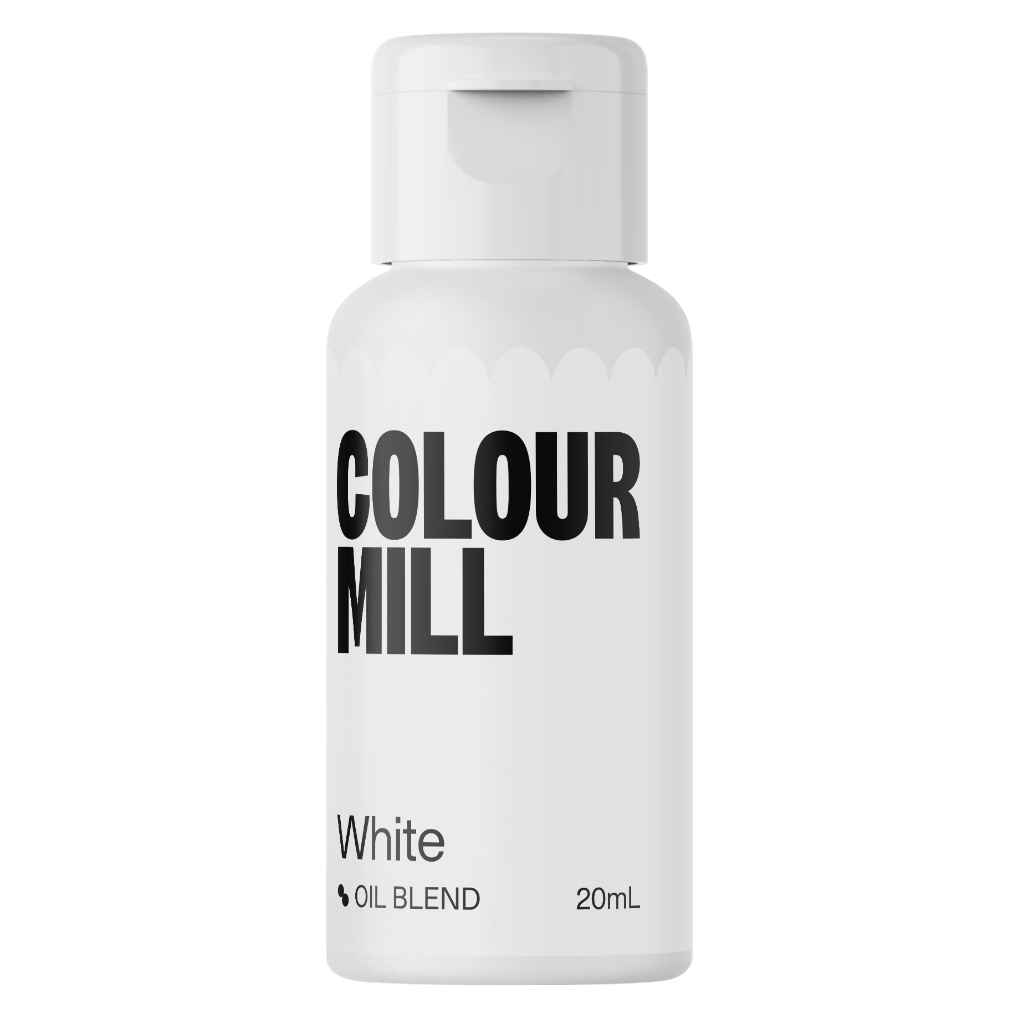 Colour mill oil based food colouring - 20ml white