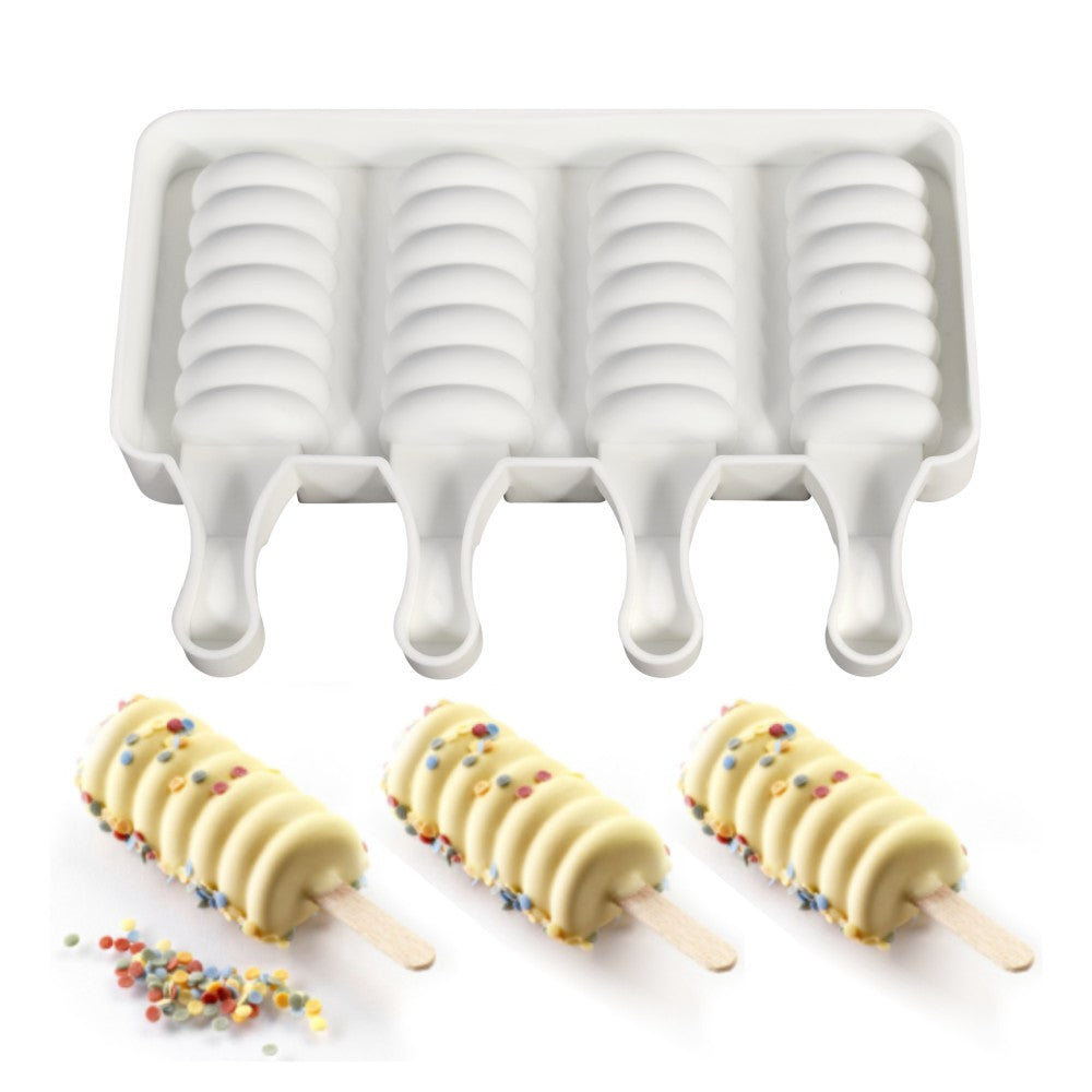 Silicone Cake Mould -  Popsicle Spiral