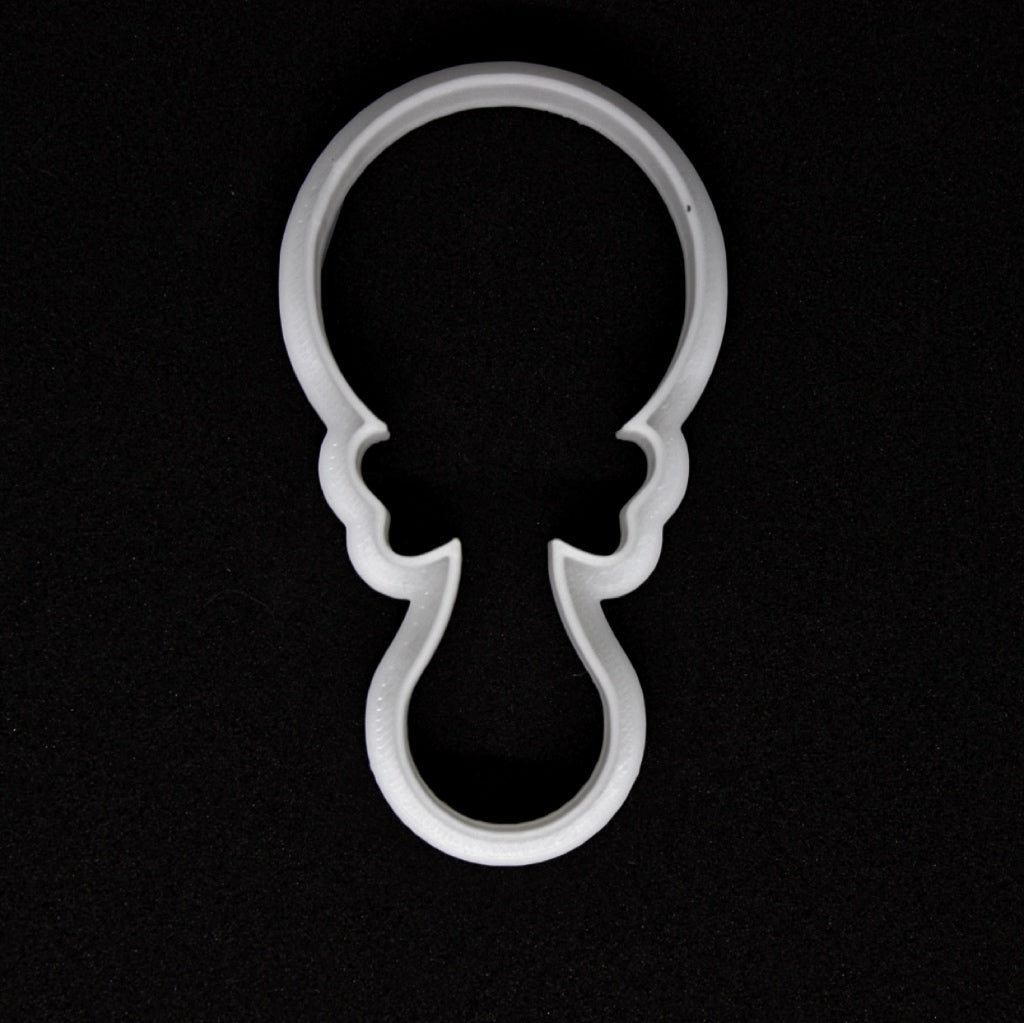 baby rattle plastic cookie cutter