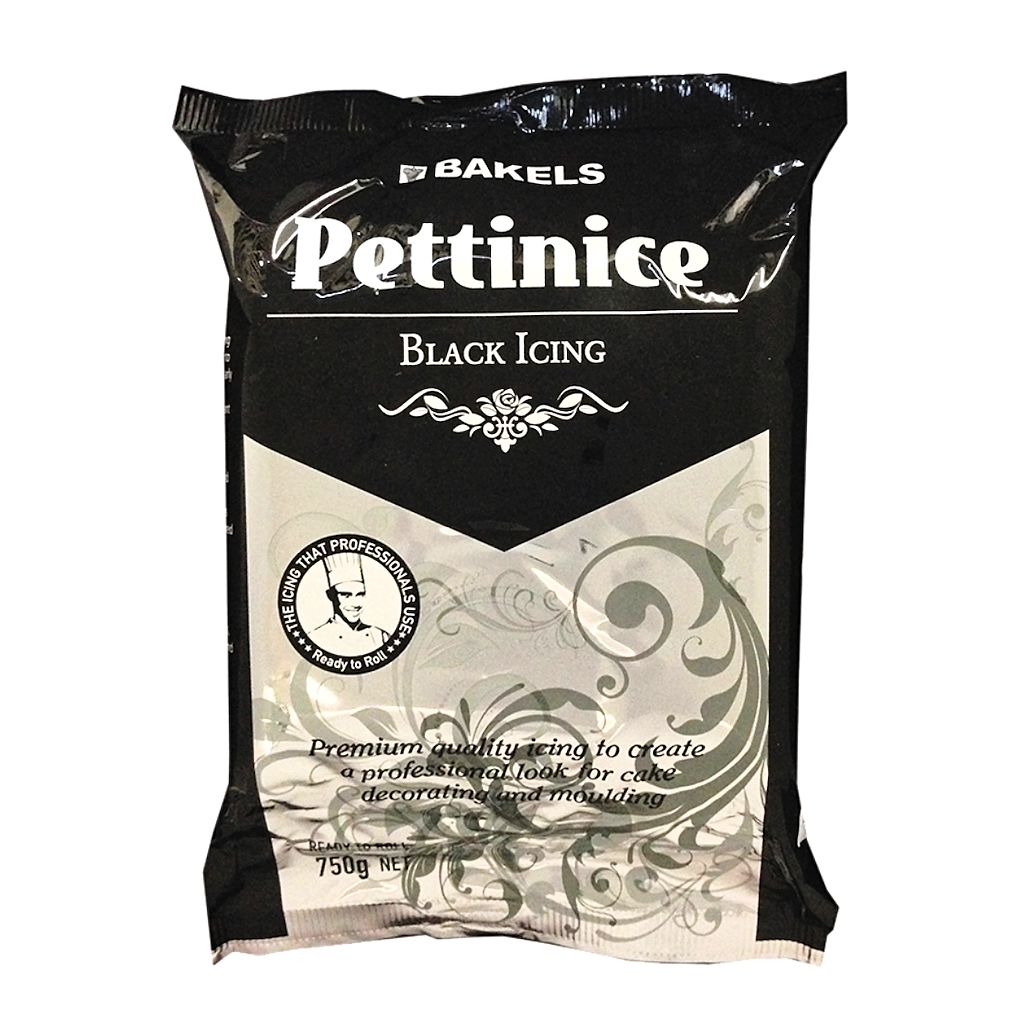 Bakels pettinice ready to roll fondant 750g pack black