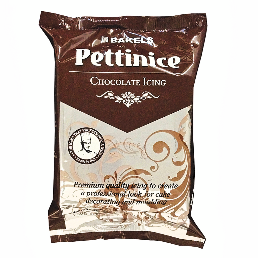 Bakels pettinice ready to roll fondant 750g pack brown