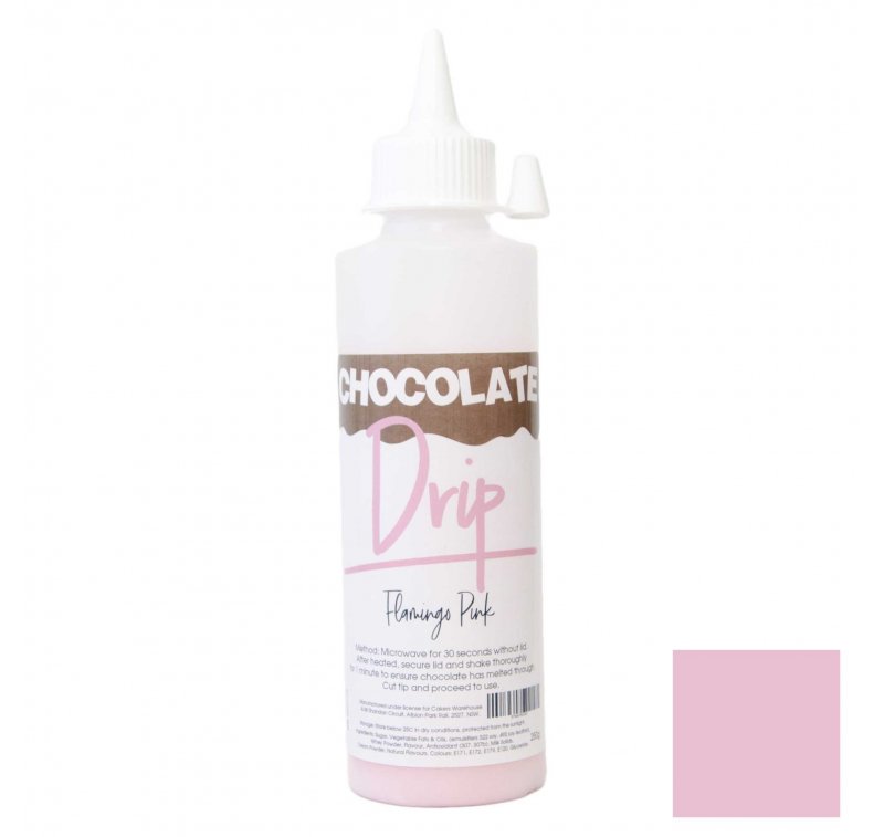 Chocolate Drip 250g Bottle - Flamingo Pink