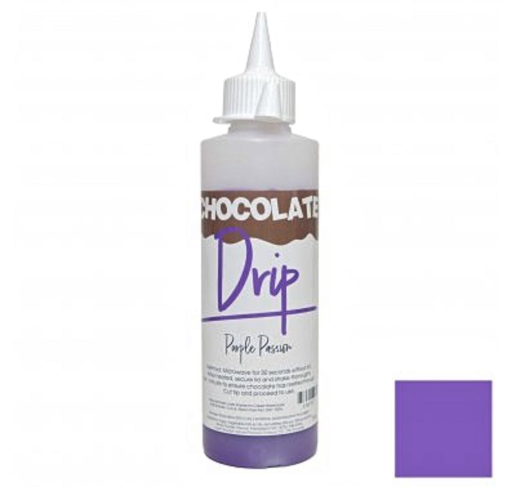 chocolate drip purple passion