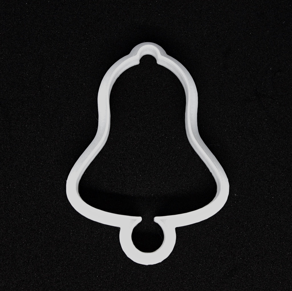 christmas bell plastic cookie cutter