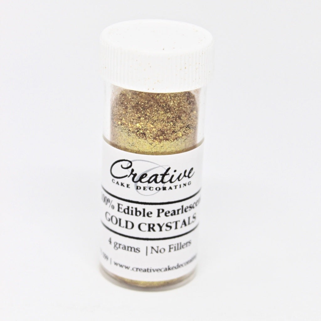 creative cake decorating pearl lustre dust gold crystals