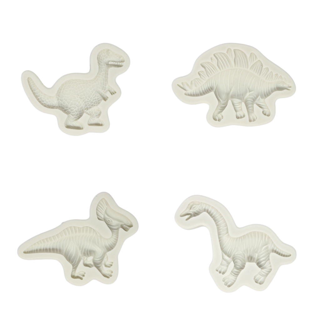 assorted dinosaur silicone mould