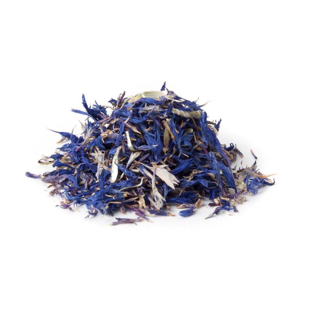 Petite ingredient edible dried flower cornflower blue