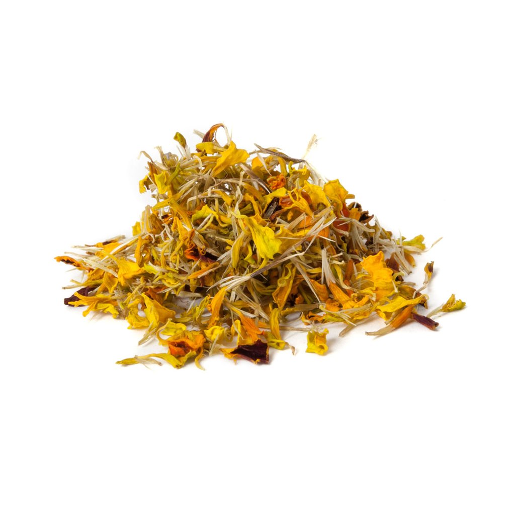 Petite ingredient edible dried flower marigold