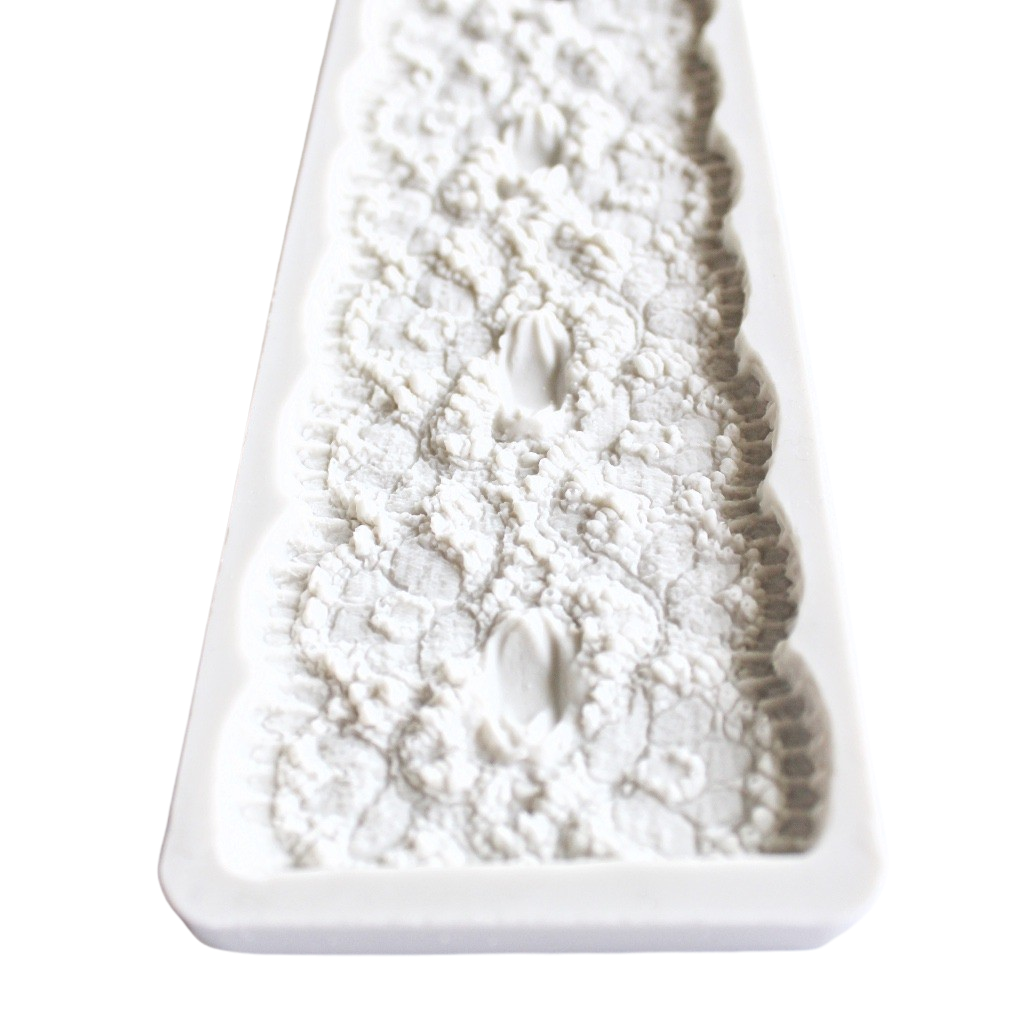 lace fabric silicone cake mould